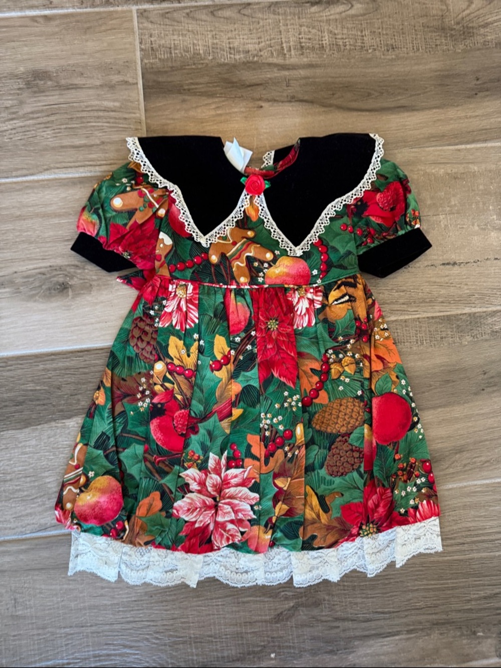 Vintage Beaux Age 2T holiday Christmas fancy dress
